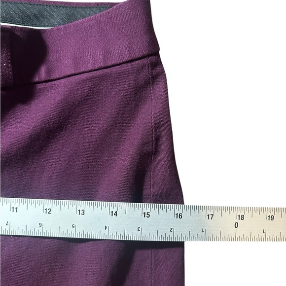 Banana Republic Sloane purple trousers midrise skinny pants size 2 - Picture 9 of 15